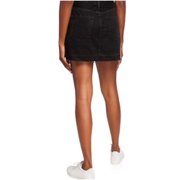 FRAME Denim Mini Skirt Embellished Size 24 - Picture 5 of 12